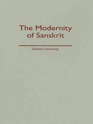 cover image of The Modernity of Sanskrit